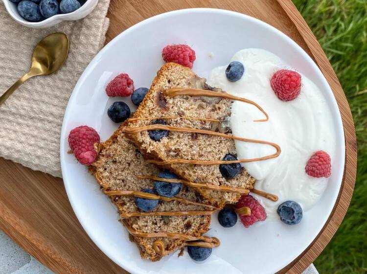 Blueberry-citroen bananenbrood